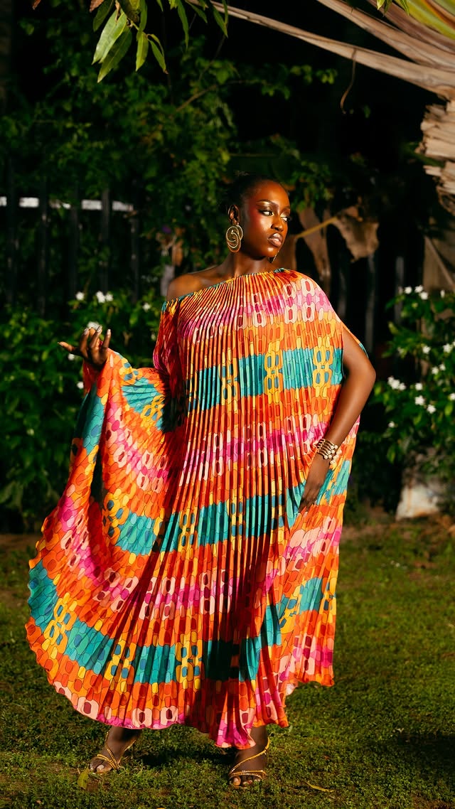 ARI MONOSTRAP ZUKI DRESS - ORANGE