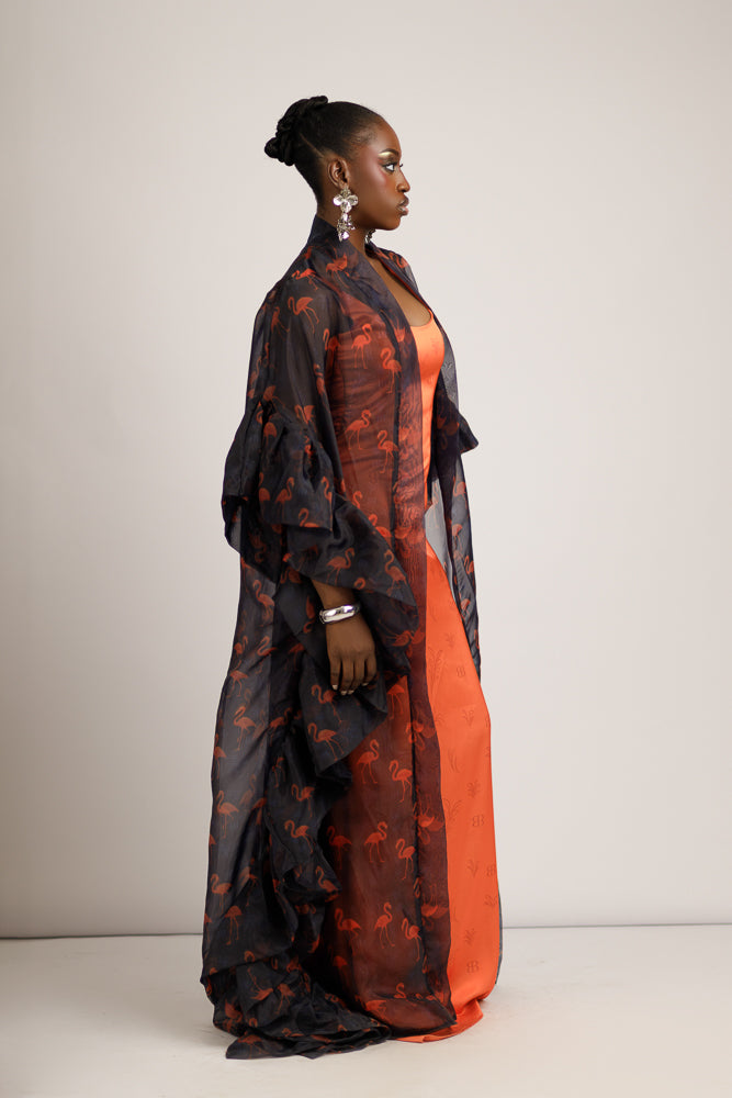 JBUMS SHEEN DRESS - ORANGE