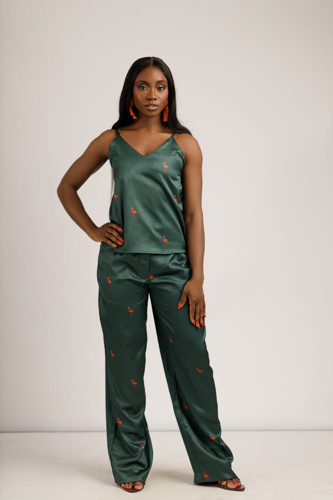 DERIN SHEEN SET- EMERALD GREEN