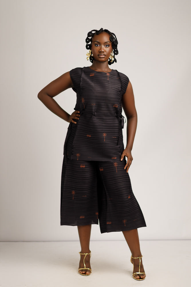 SISI-EKO ZUKI CORD SET- BLACK