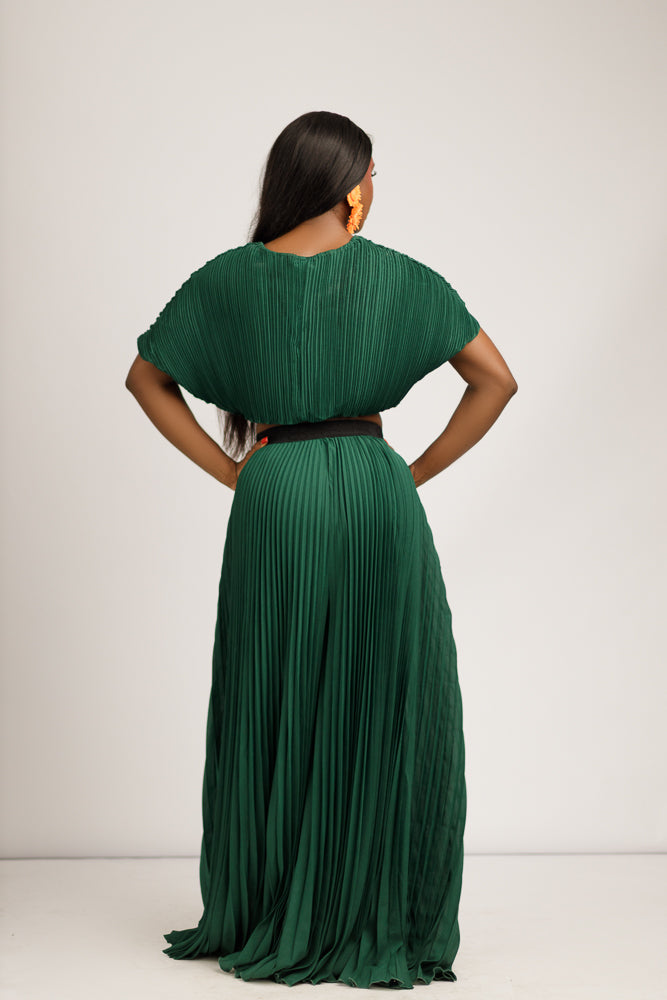 ZURI ZUKI PANT SET - EMERALD GREEN