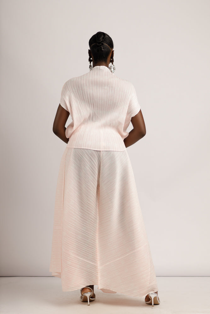 PEARL ZUKI PANT SET - BLUSH PINK