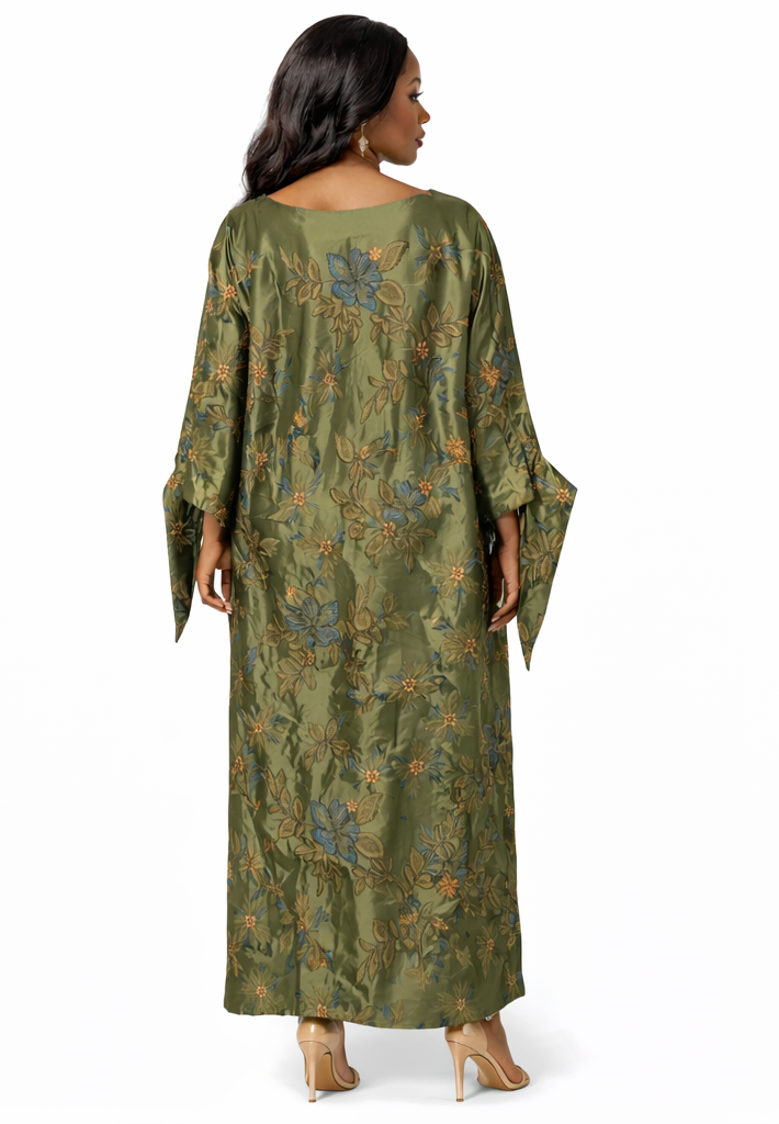 THE LAYLA LUXE KAFTAN - EMERALD