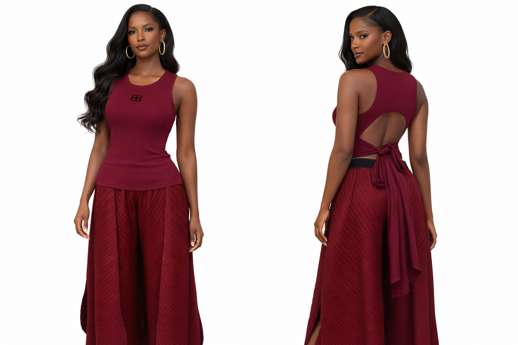 BRIA ZUKI PANT - MAROON