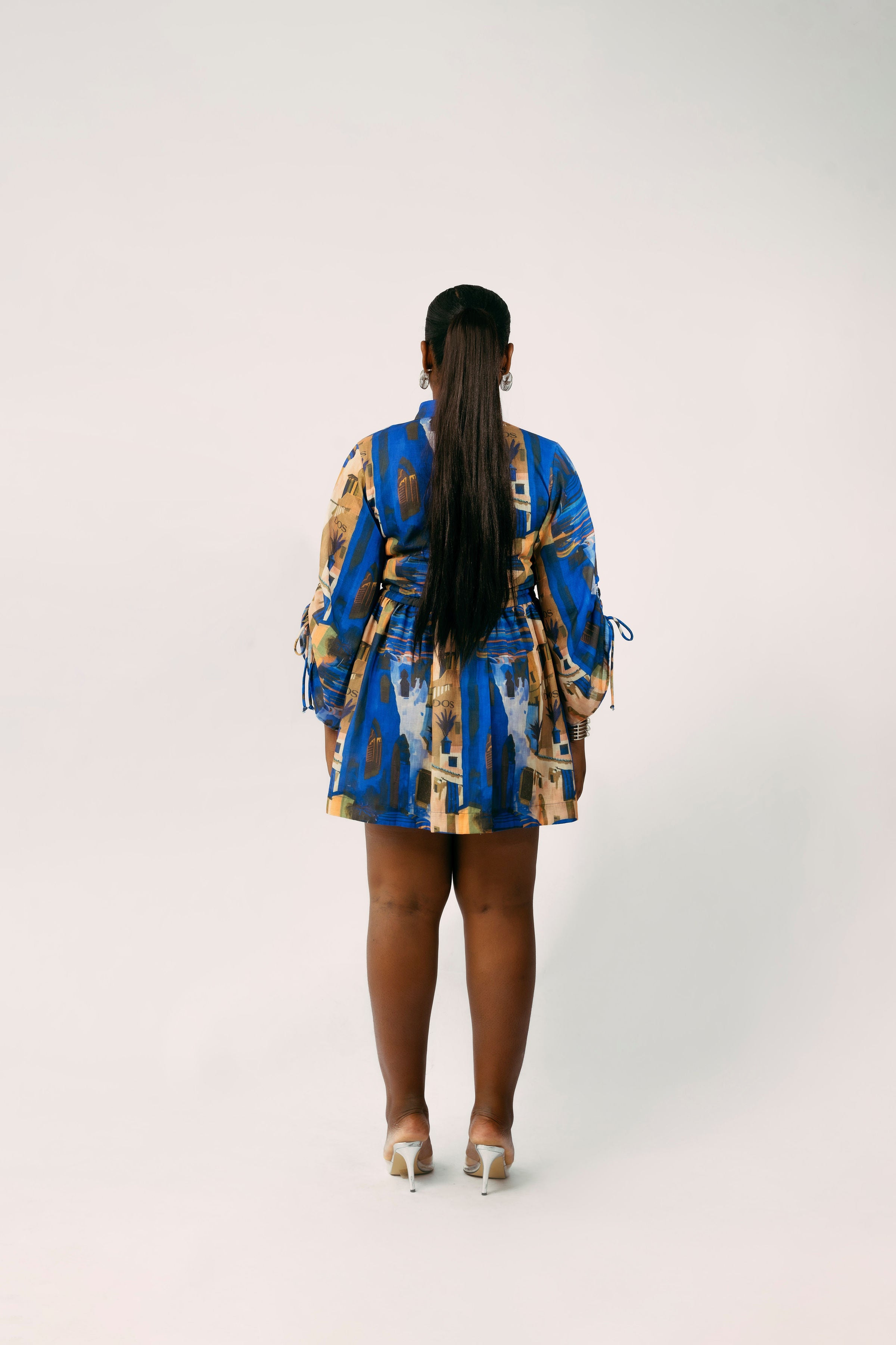 ANTIBES DRESS - BLUE