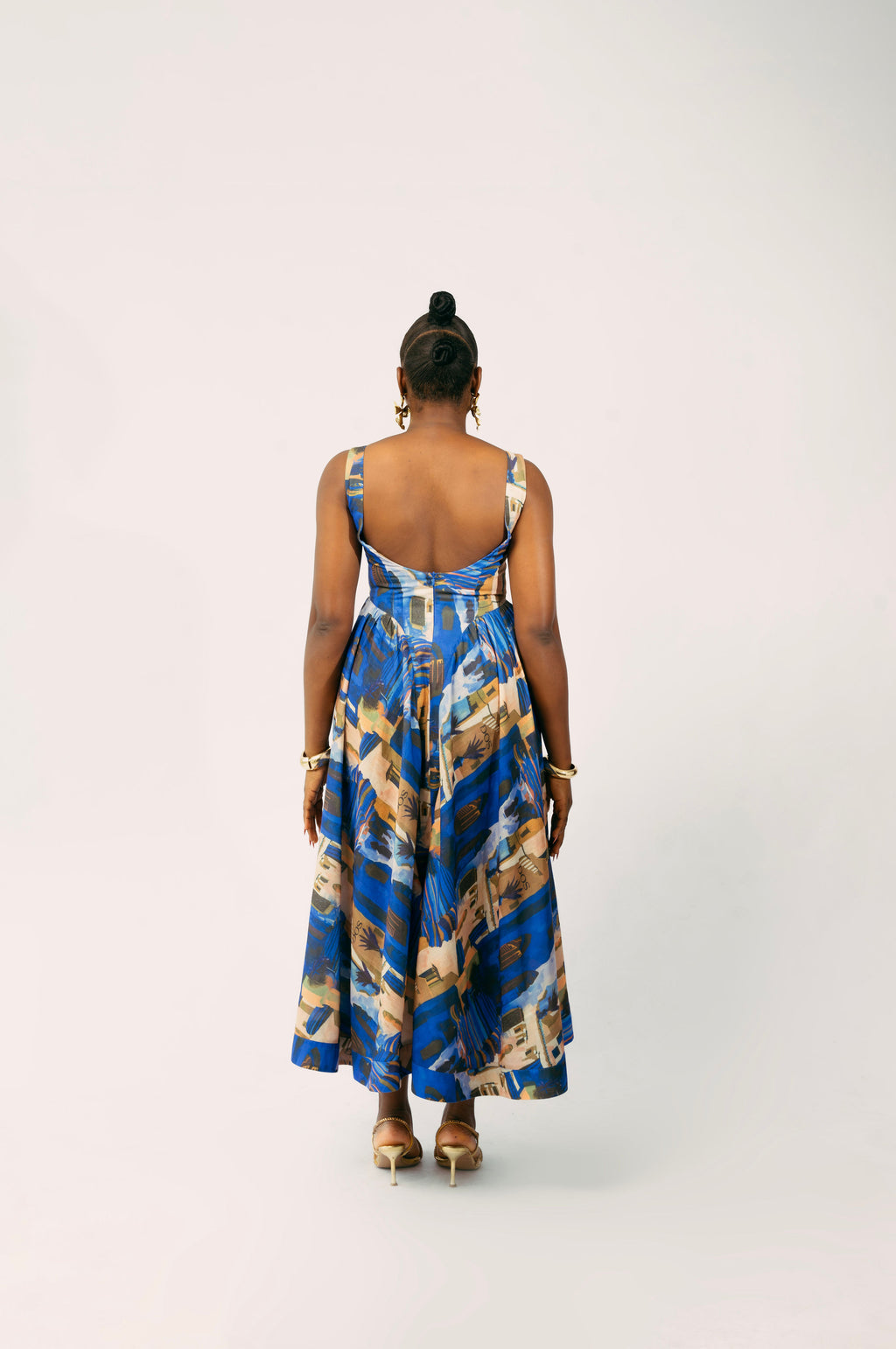 SICILY DRESS - BLUE