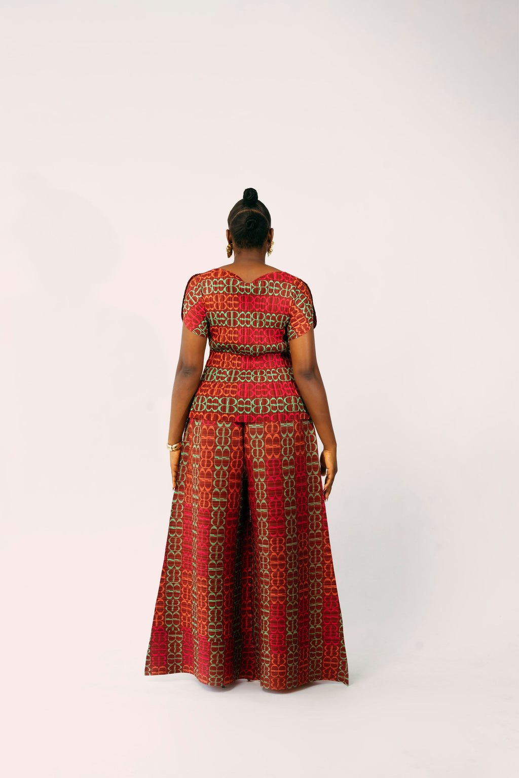 LUNA ZUKI PANT SET - MAROON