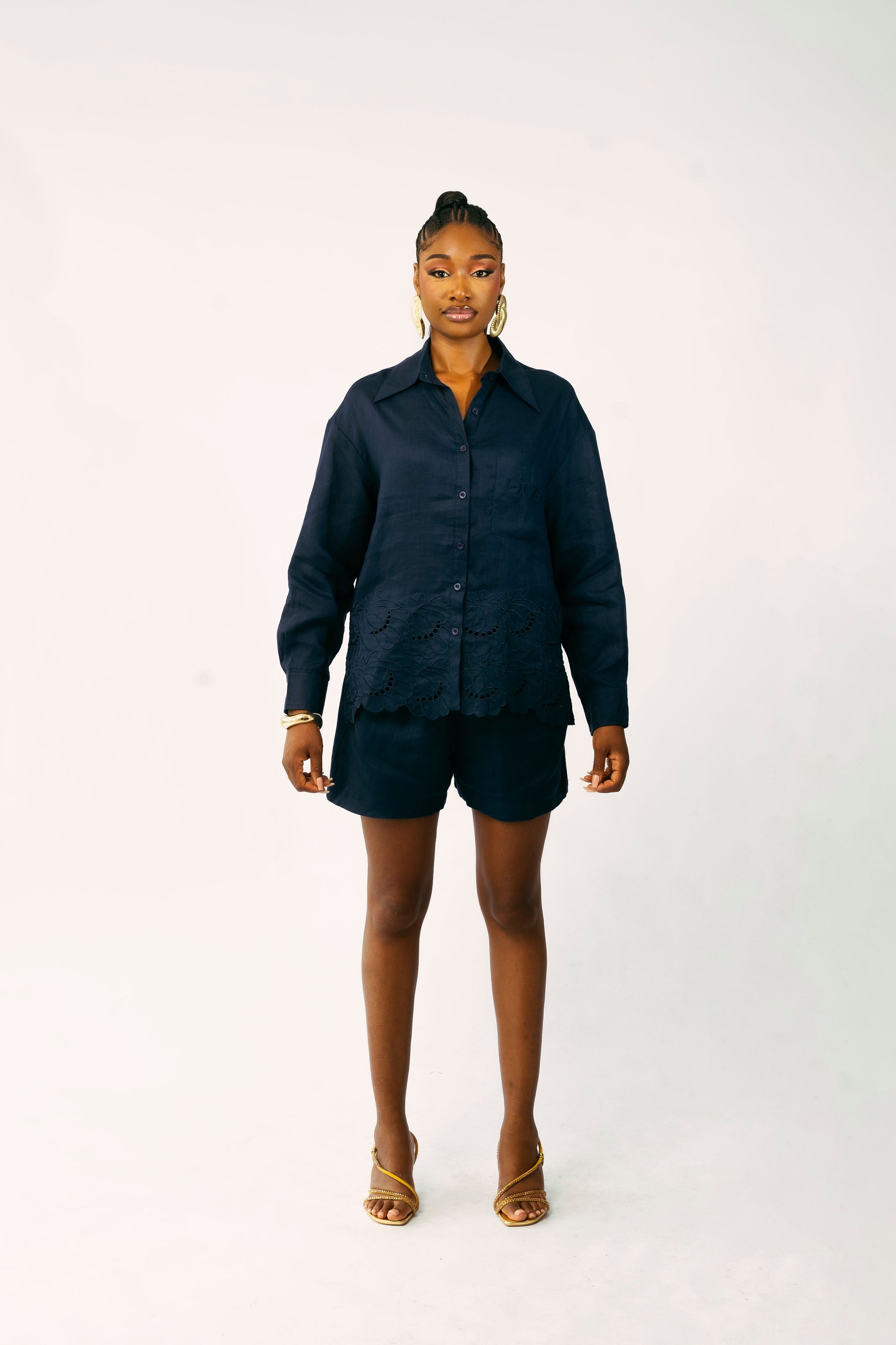 MARBELLA SHORT SET - NAVY BLUE