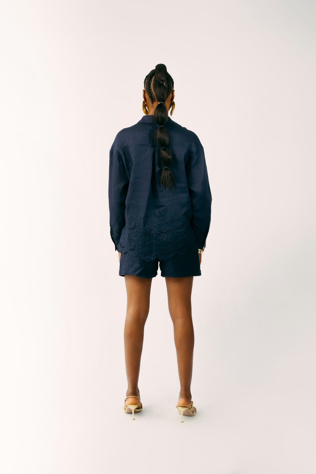 MARBELLA SHORT SET - NAVY BLUE