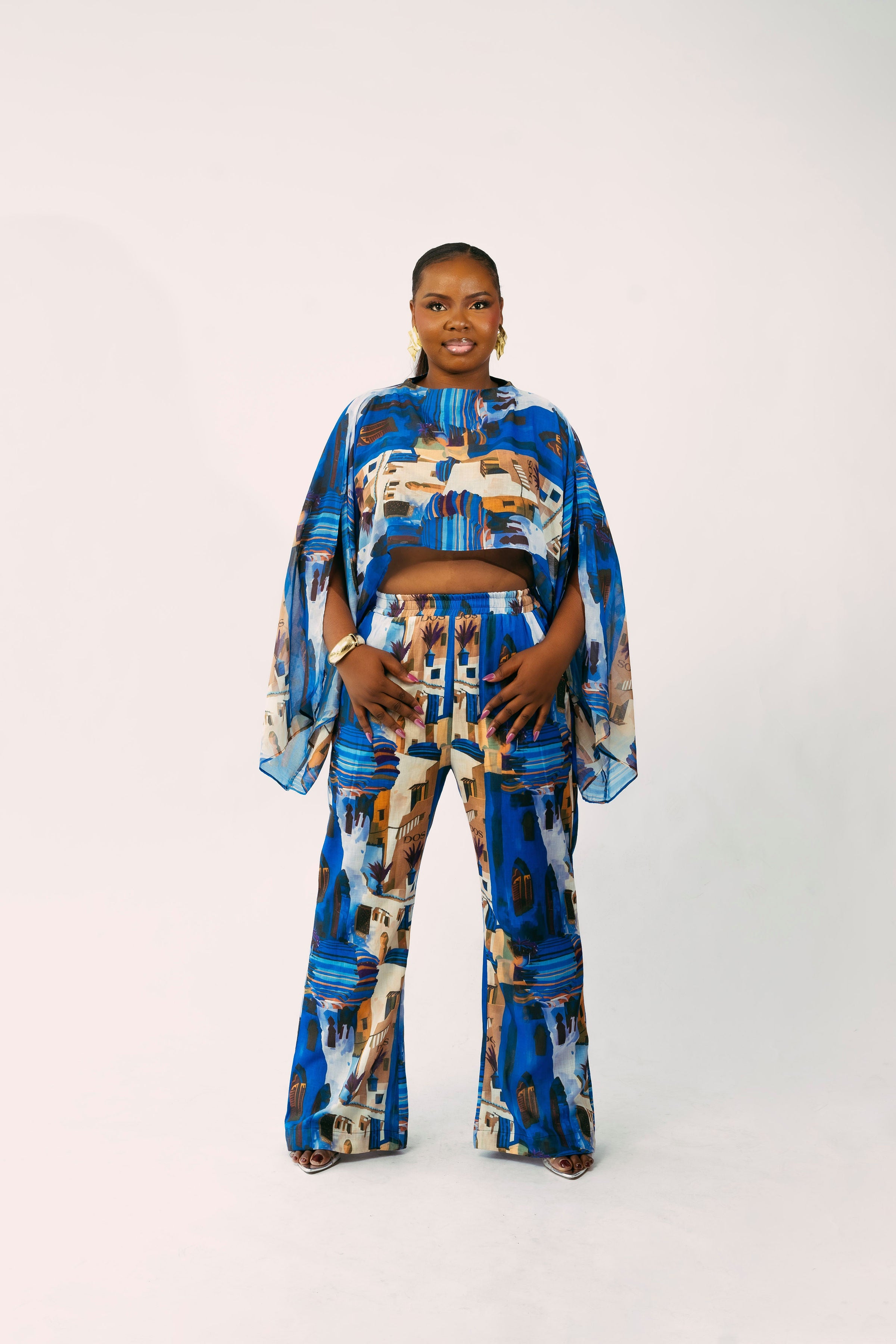 RAVELLO PANT SET - BLUE