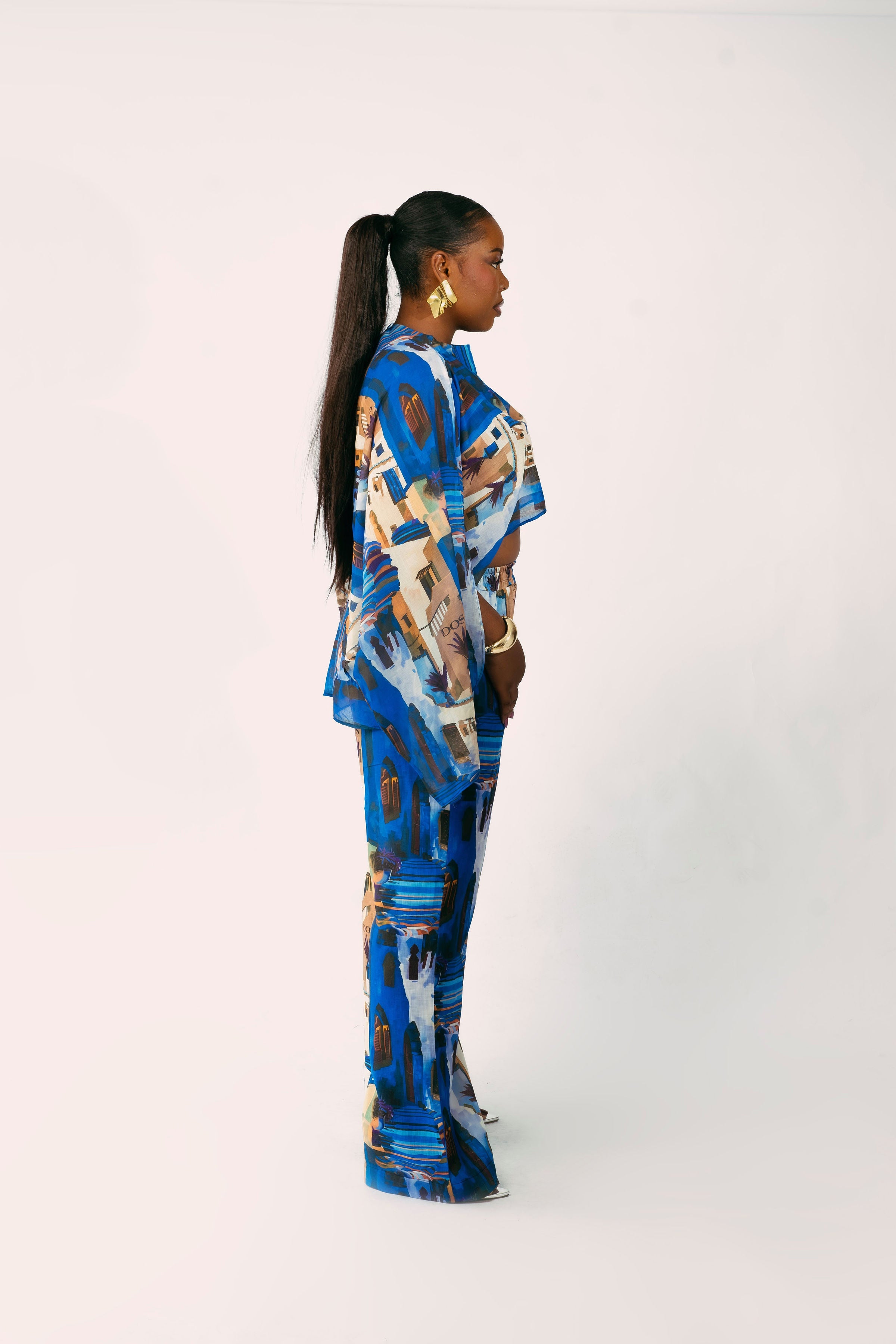 RAVELLO PANT SET - BLUE