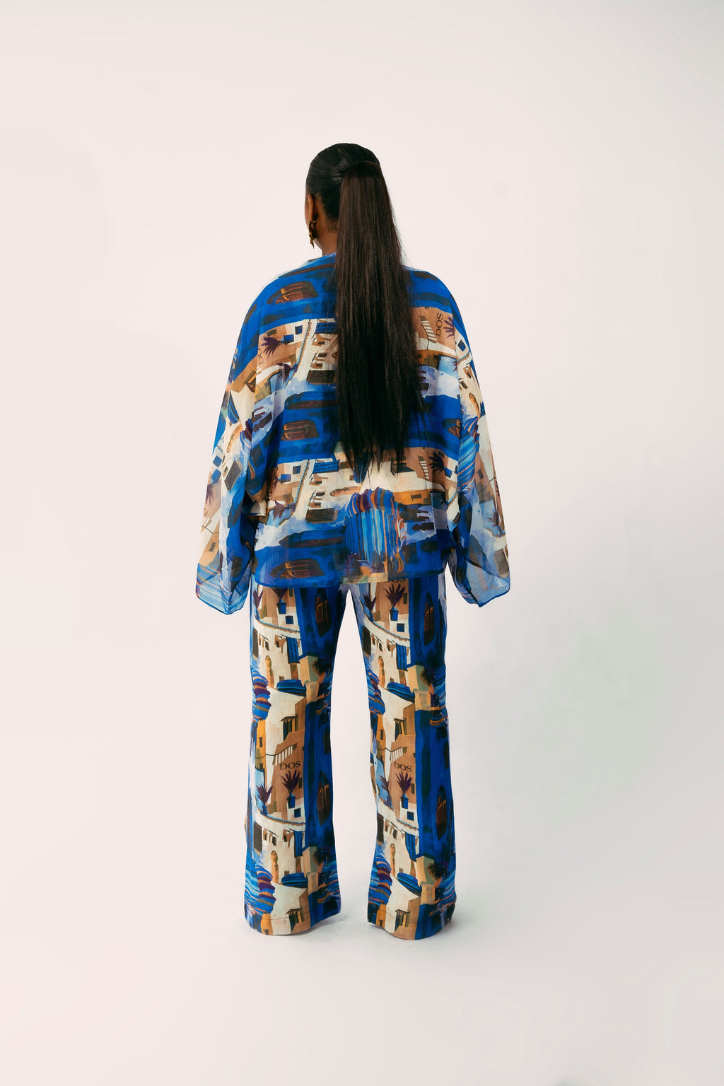 RAVELLO PANT SET - BLUE