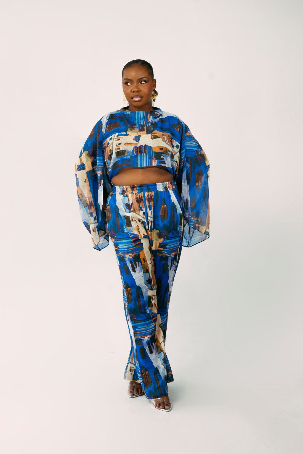 RAVELLO PANT SET - BLUE