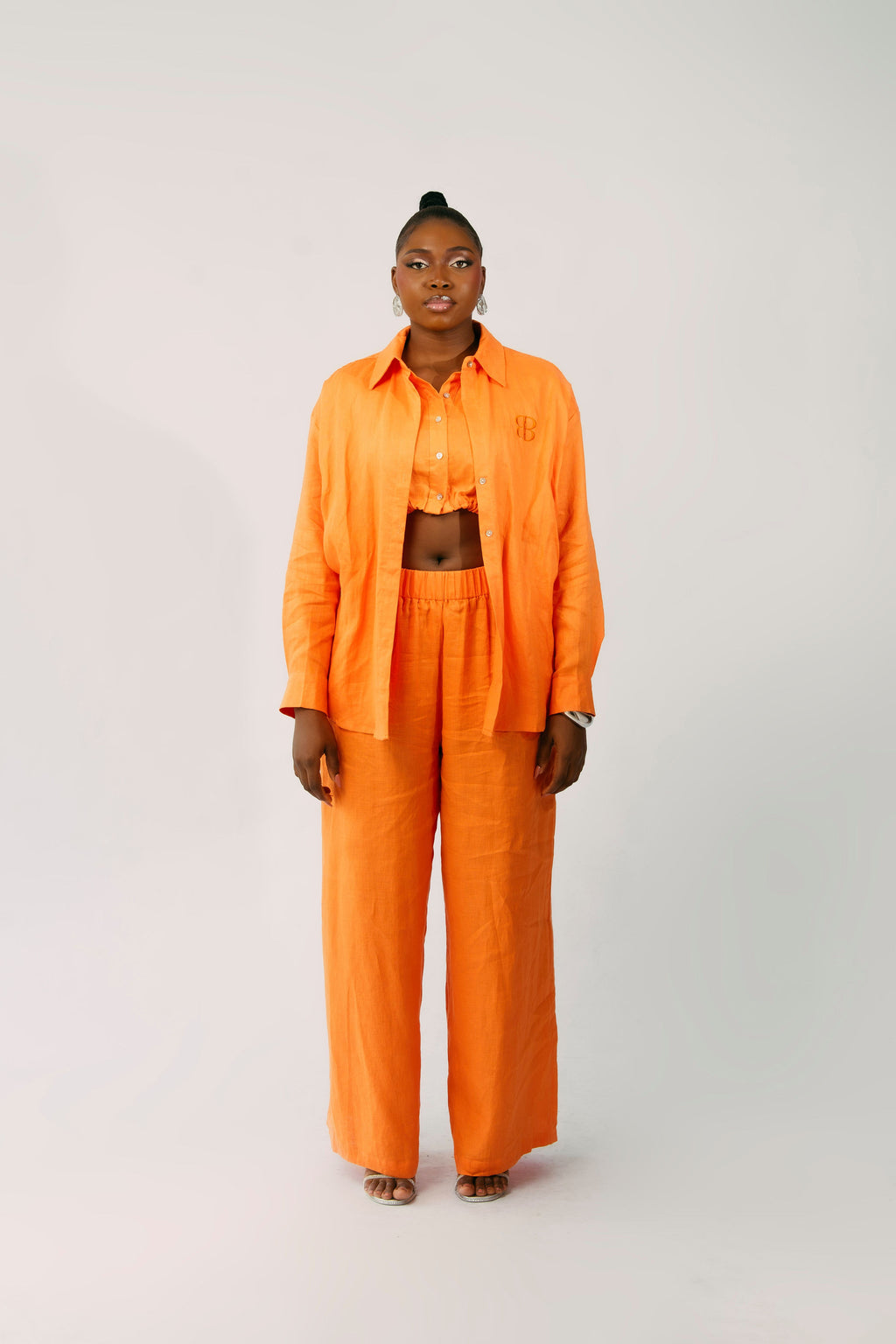 VICTORIA PANT SET - ORANGE