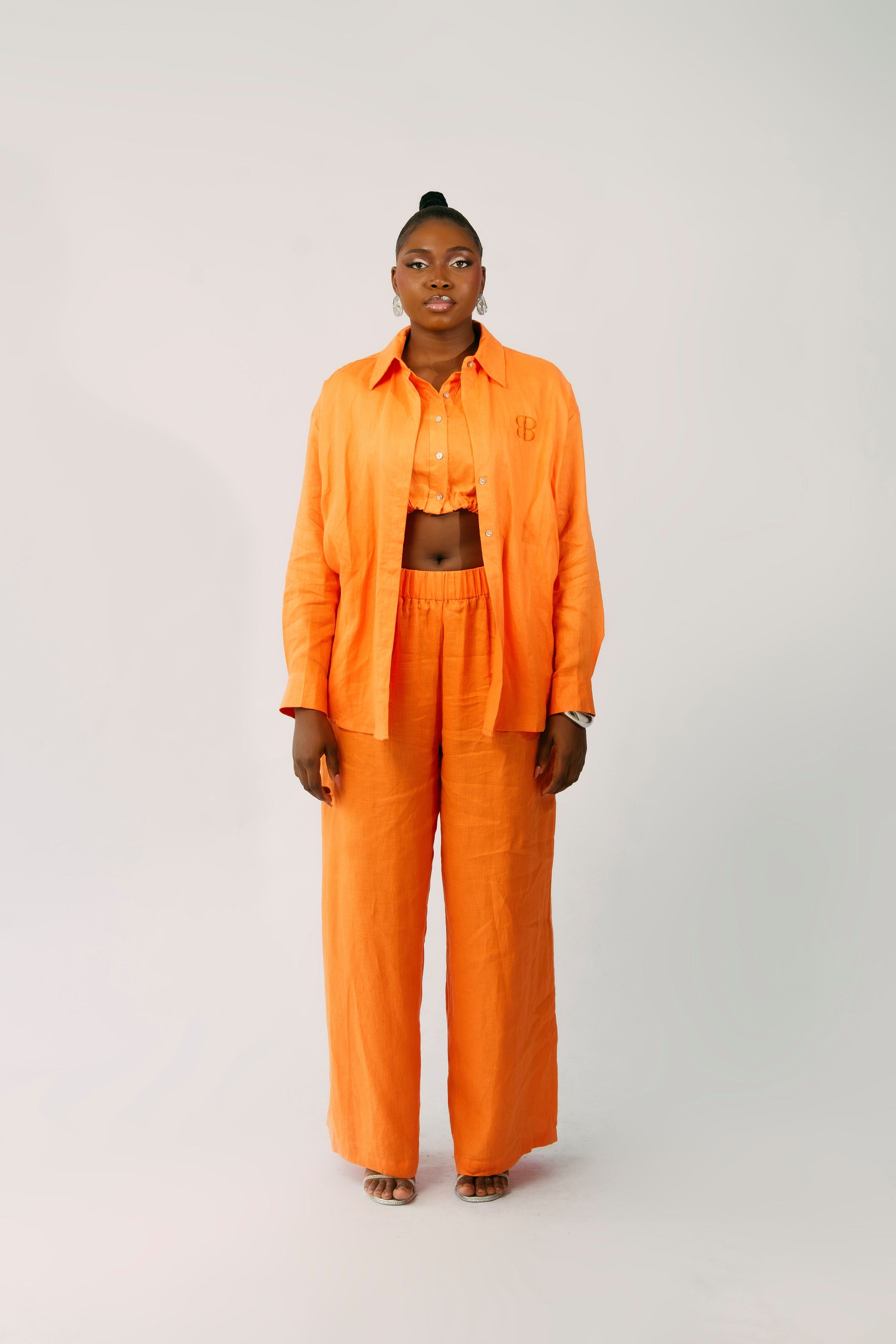 VICTORIA PANT SET - ORANGE