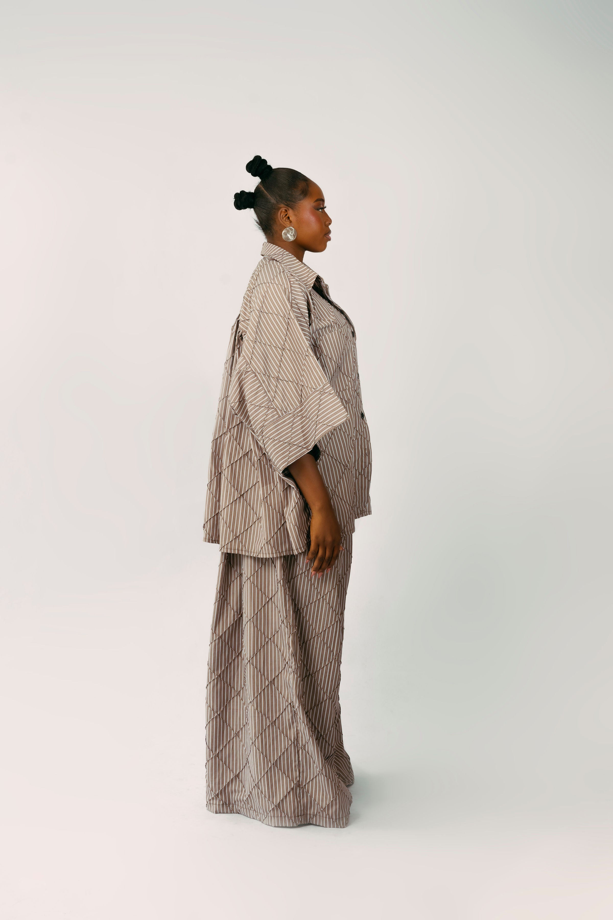 PORTOFINO PANT SET - BROWN