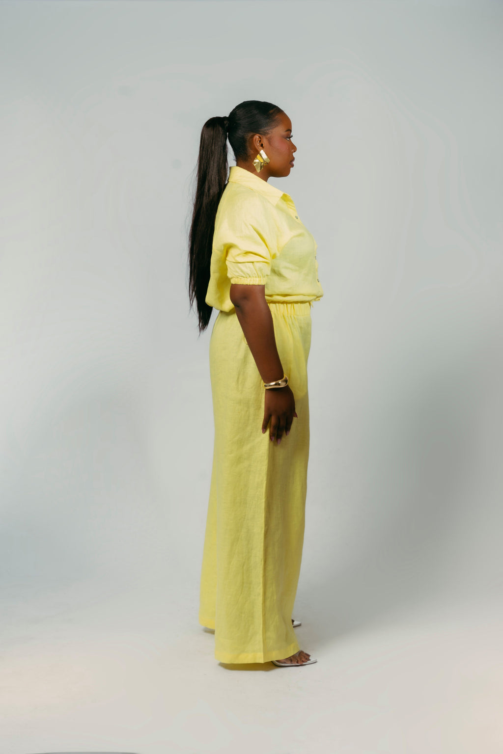 SERENA PANT SET - YELLOW