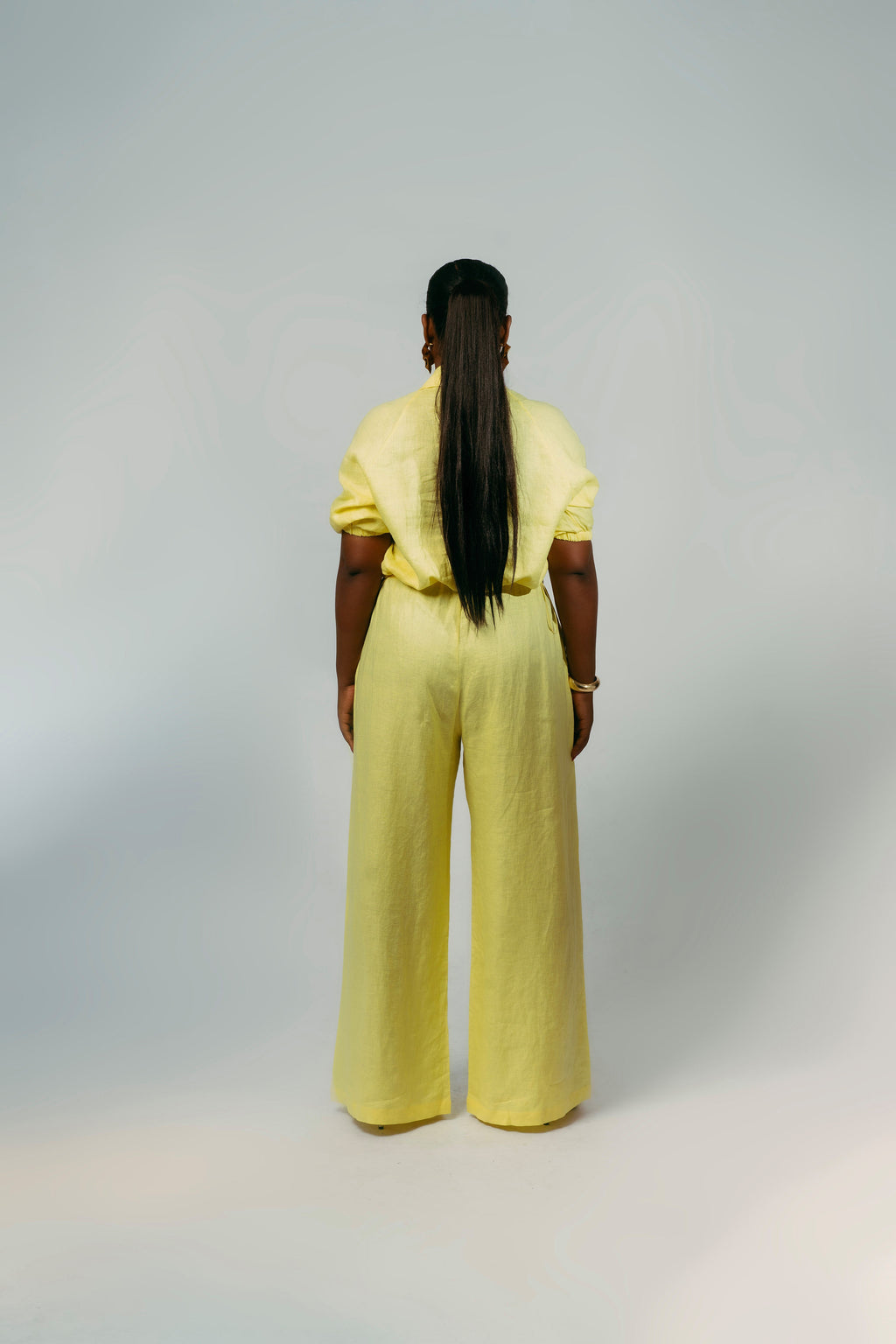 SERENA PANT SET - YELLOW