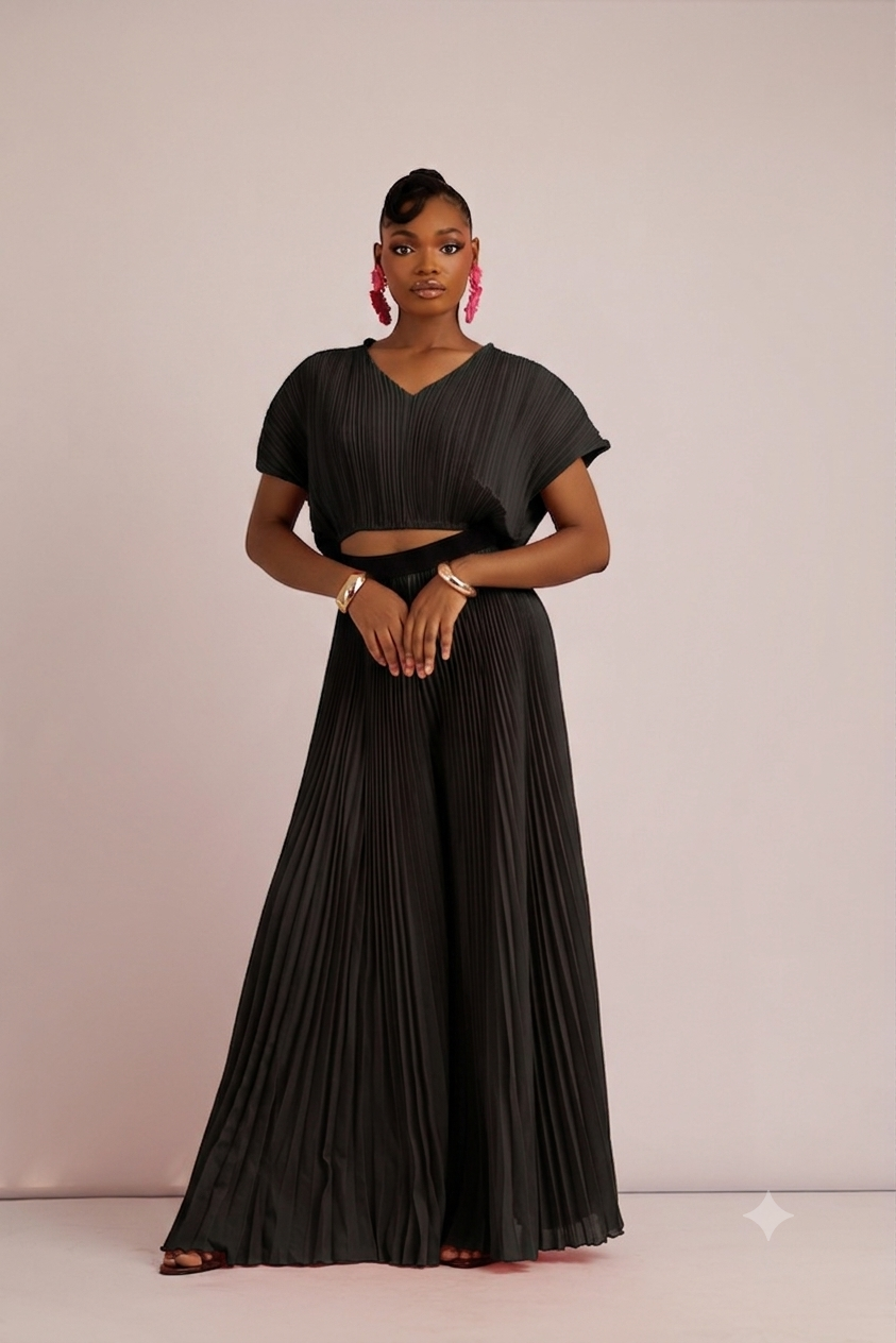 ZURI ZUKI PANT SET - BLACK