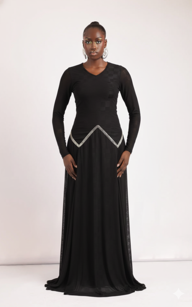 FRAN MAXI DRESS - BLACK