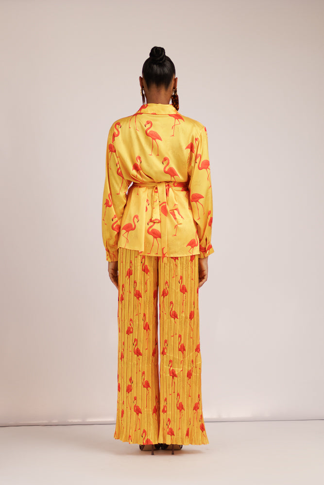 LOLA SIGNATURE PANT SET - YELLOW