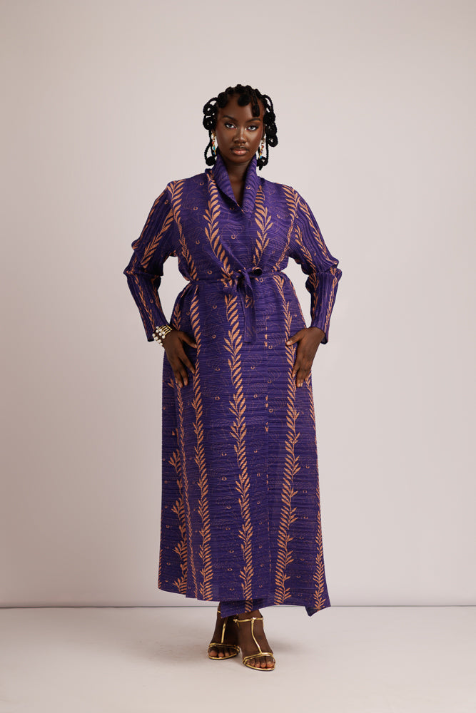 VIOLET AFRICANA ZUKI KIMONO