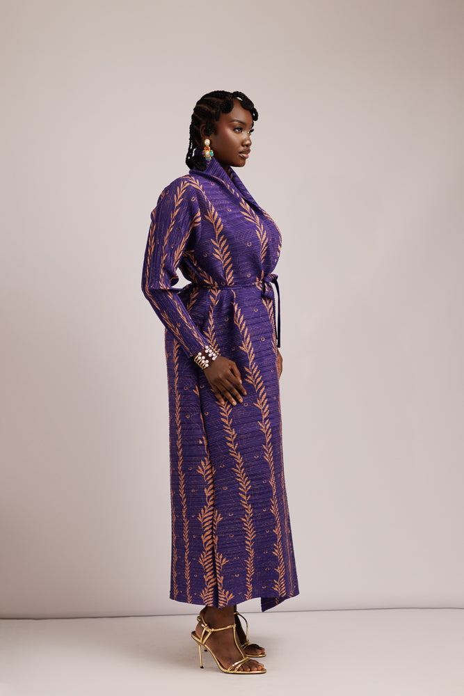 VIOLET AFRICANA ZUKI KIMONO