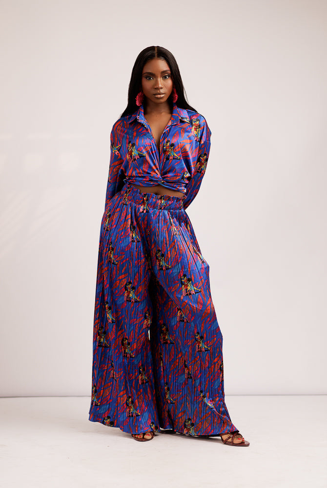 FARI WRAP CORD SET - BLUE