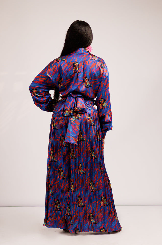 FARI WRAP CORD SET - BLUE