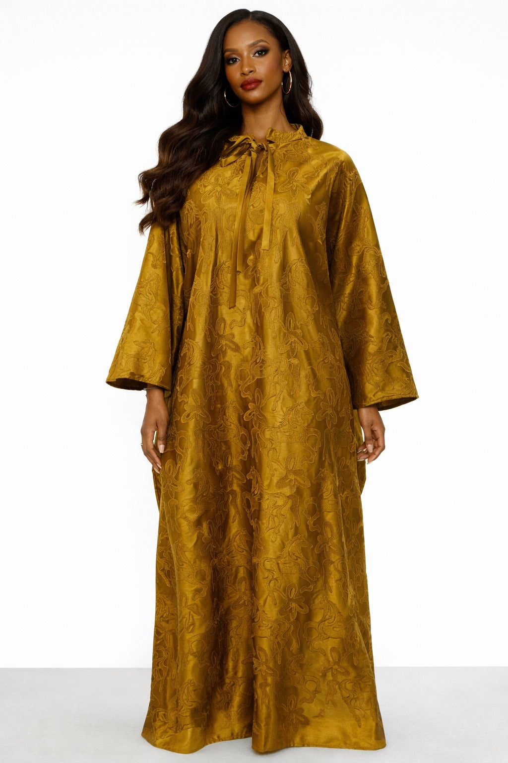 THE SALMA LUXE KAFTAN - GOLD