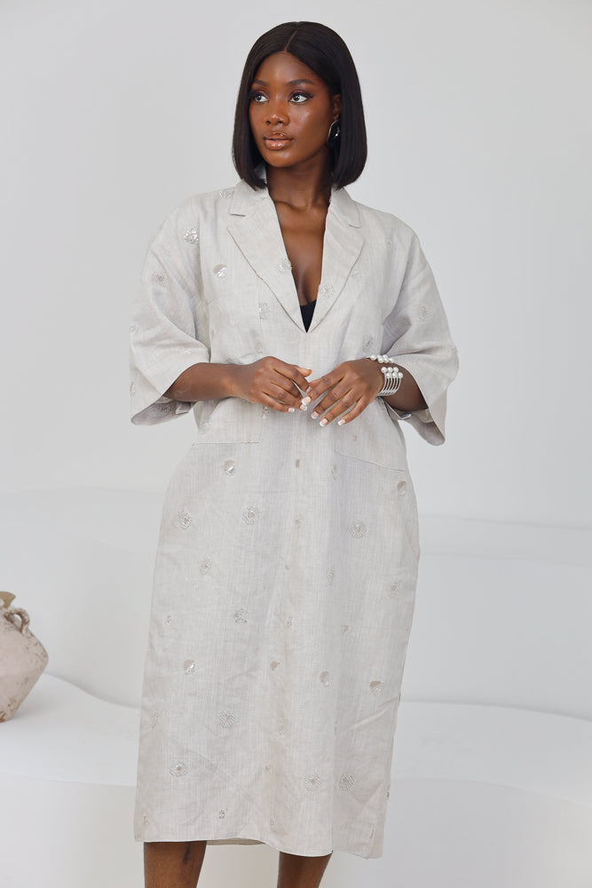 KAIA LINEN DRESS