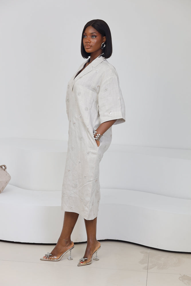 KAIA LINEN DRESS