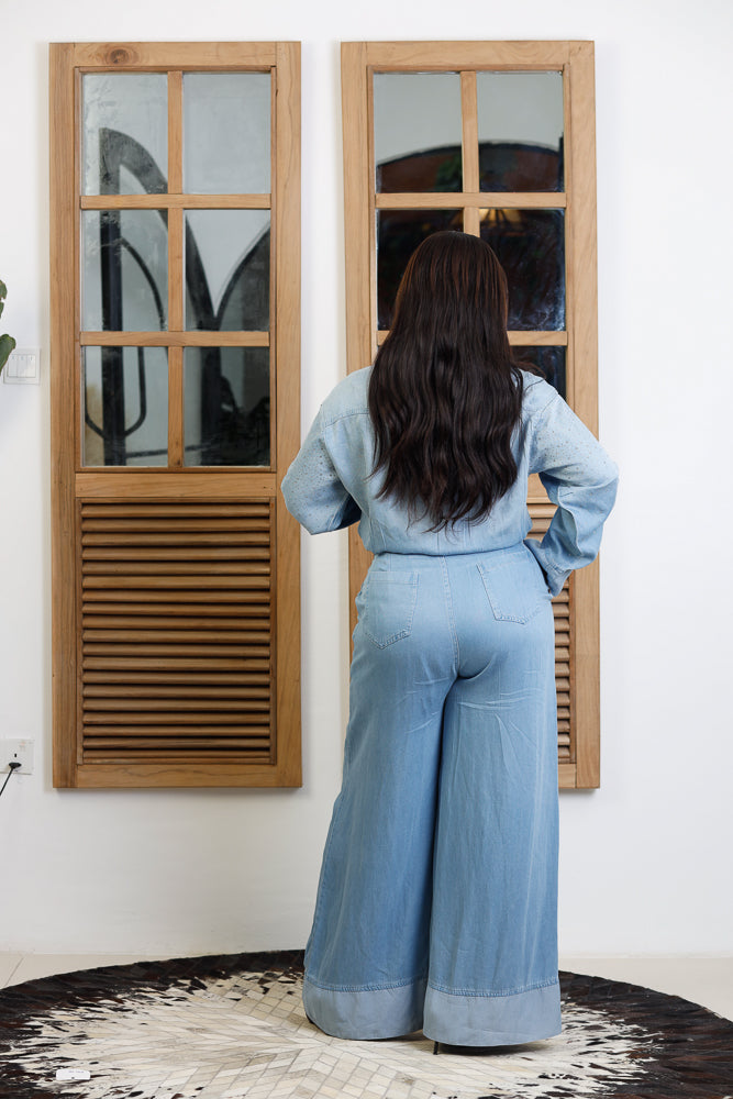 MOONSTONE DENIM JUMPSUIT