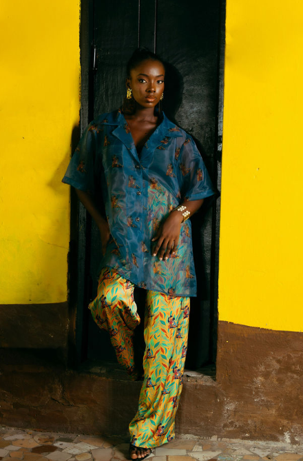 NARA HERITAGE SHIRT - TURQUOISE