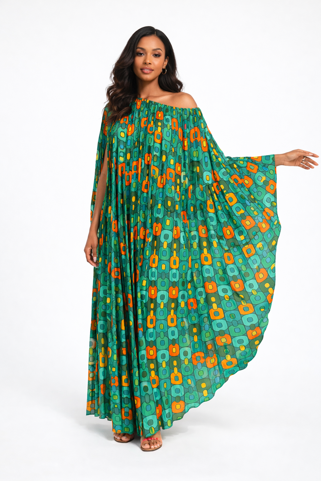 ARI MONOSTRAP ZUKI DRESS - GREEN