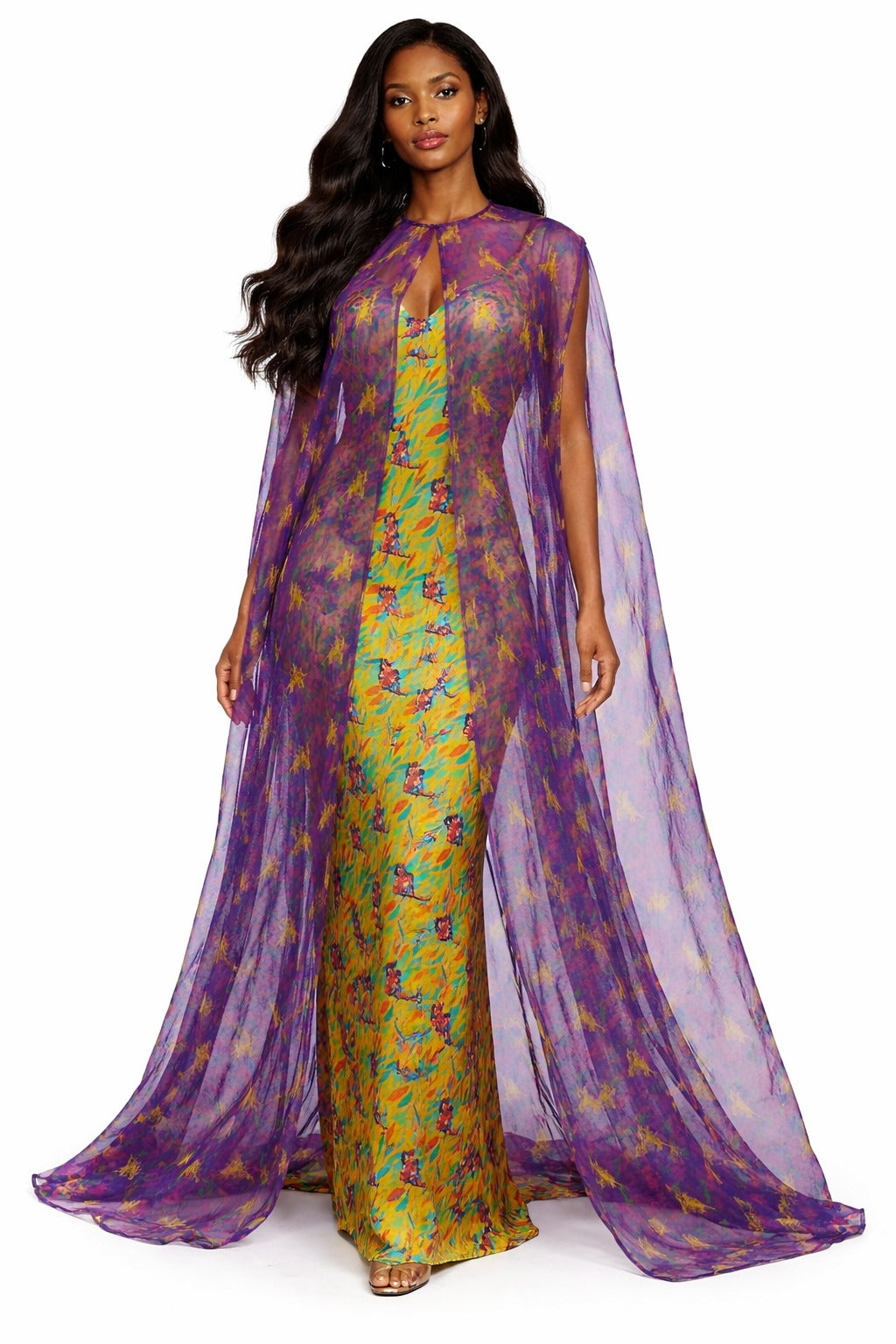 BELLA SLIP DRESS - MUSTARD