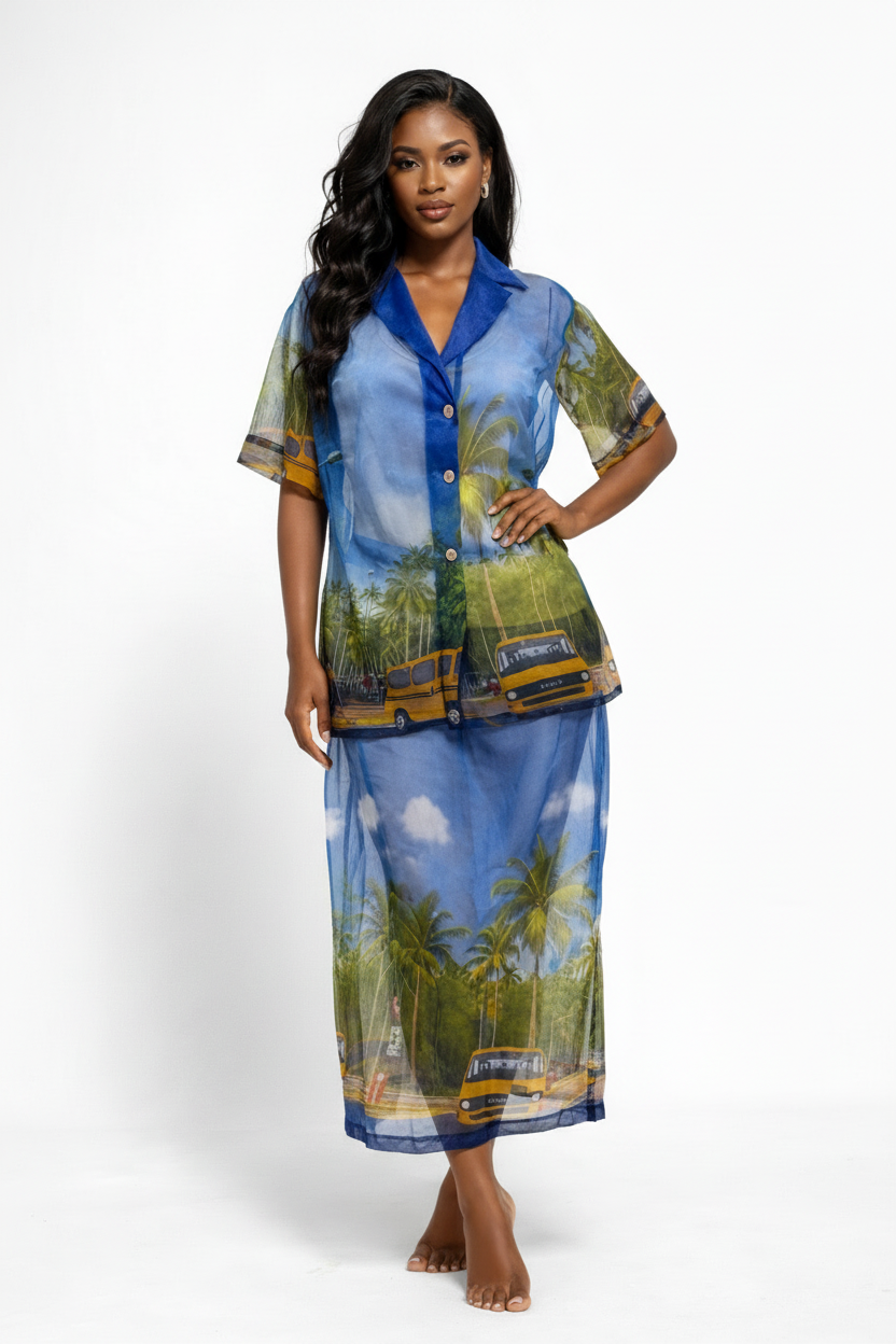 DOS XV ORGANZA SHIRT