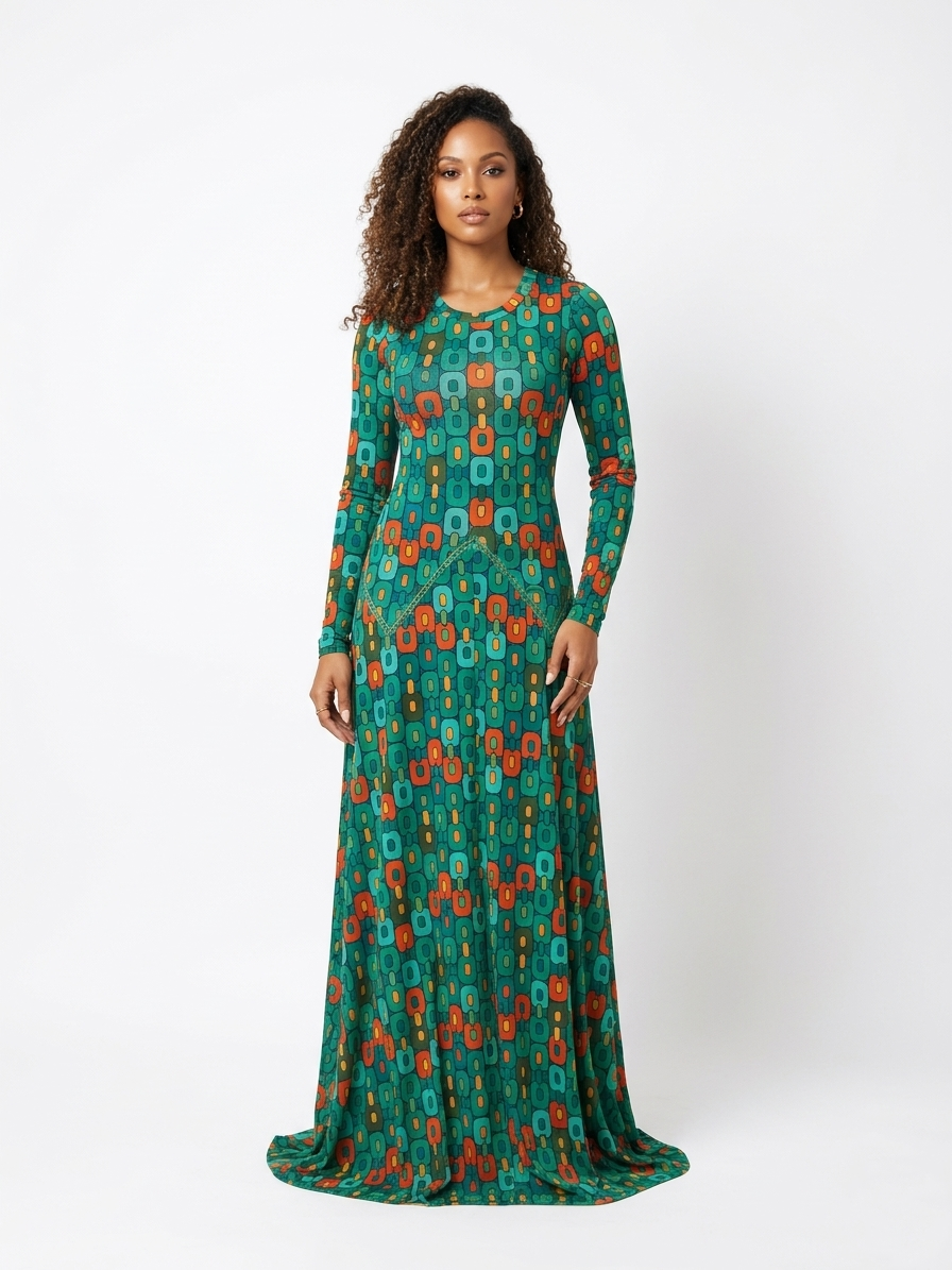 FRAN MAXI DRESS - GREEN