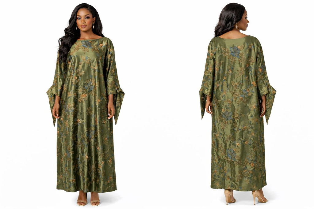 THE LAYLA LUXE KAFTAN - EMERALD