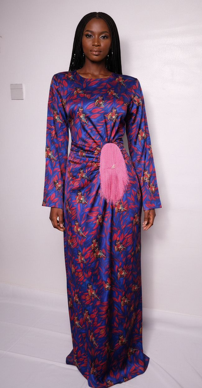 JOKE PEEP DRESS - BLUE