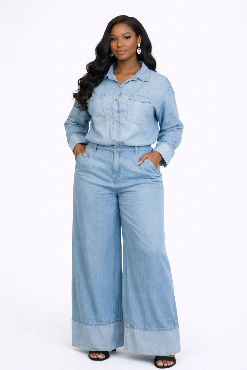 MOONSTONE DENIM JUMPSUIT