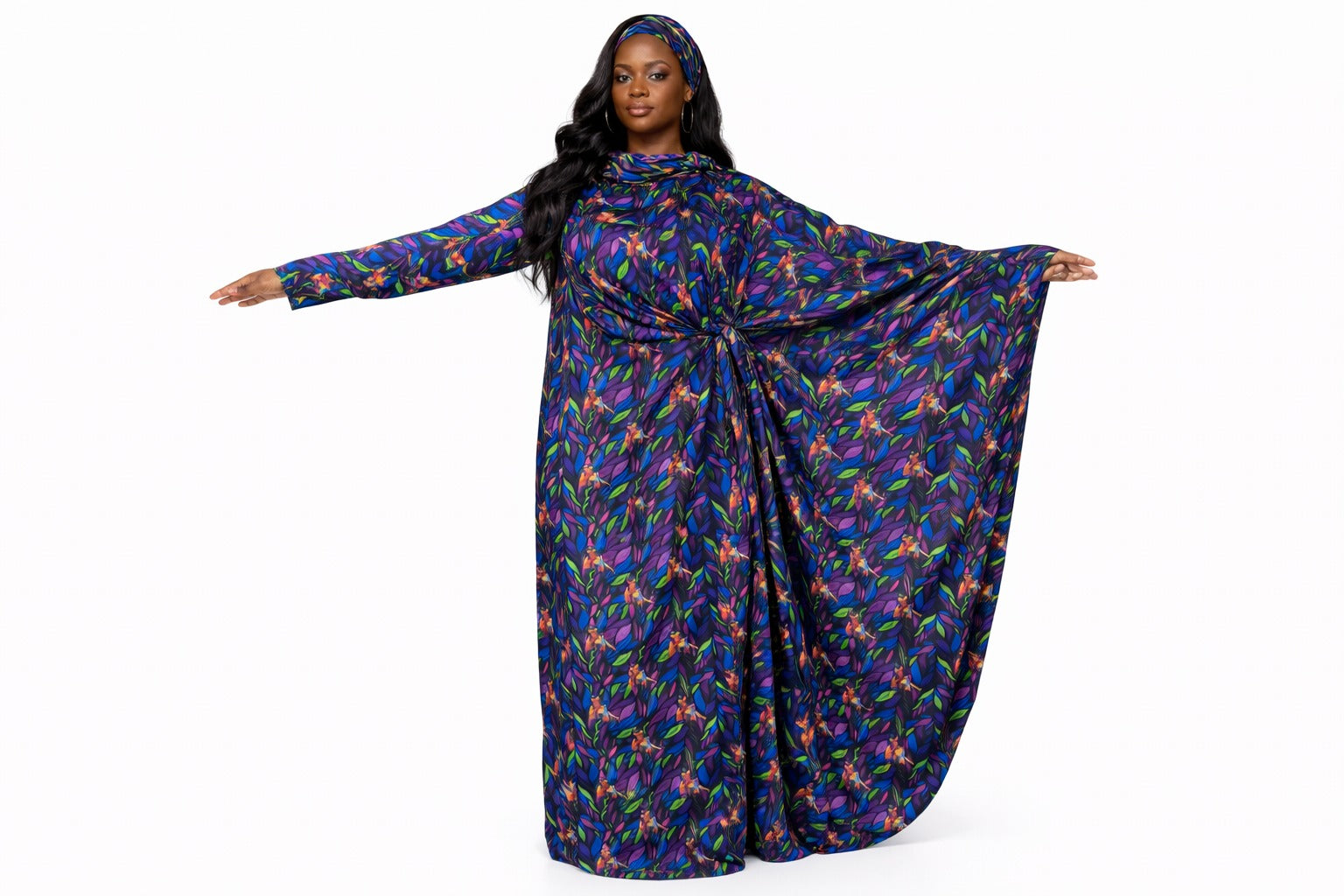 THE BAHJA LUXE KAFTAN - BLACK