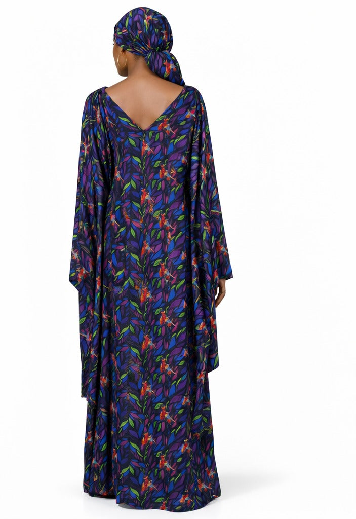 THE BAHJA LUXE KAFTAN - BLACK