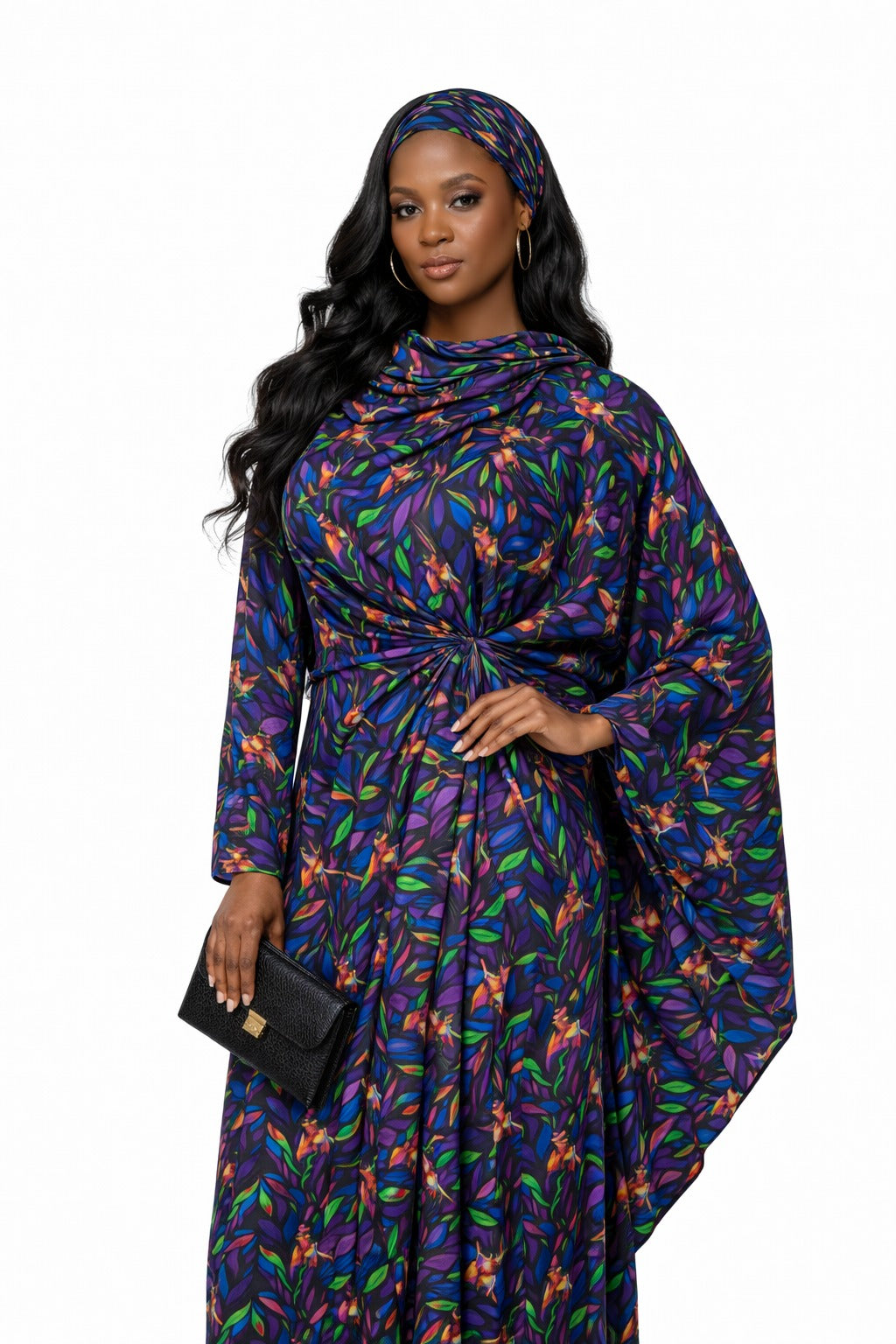 THE BAHJA LUXE KAFTAN - BLACK